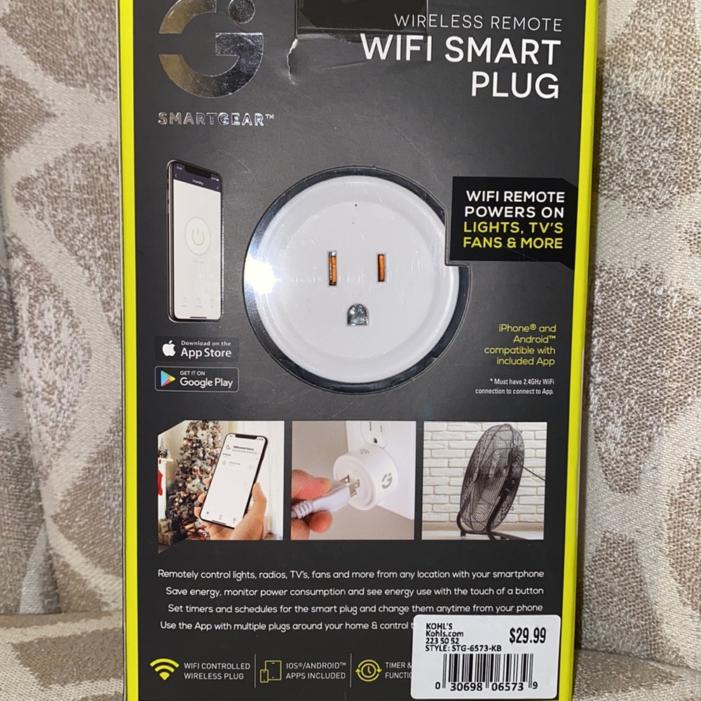 ~SmartGear~ Wireless Remote WiFi Smart Plug - Picture 4 of 4